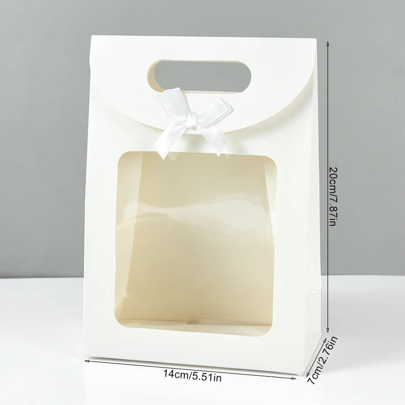 Boîtes Cadeaux avec Fenêtre Transparente – Noir & Blanc