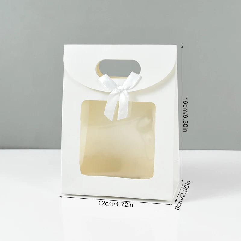 Boîtes Cadeaux avec Fenêtre Transparente – Noir & Blanc
