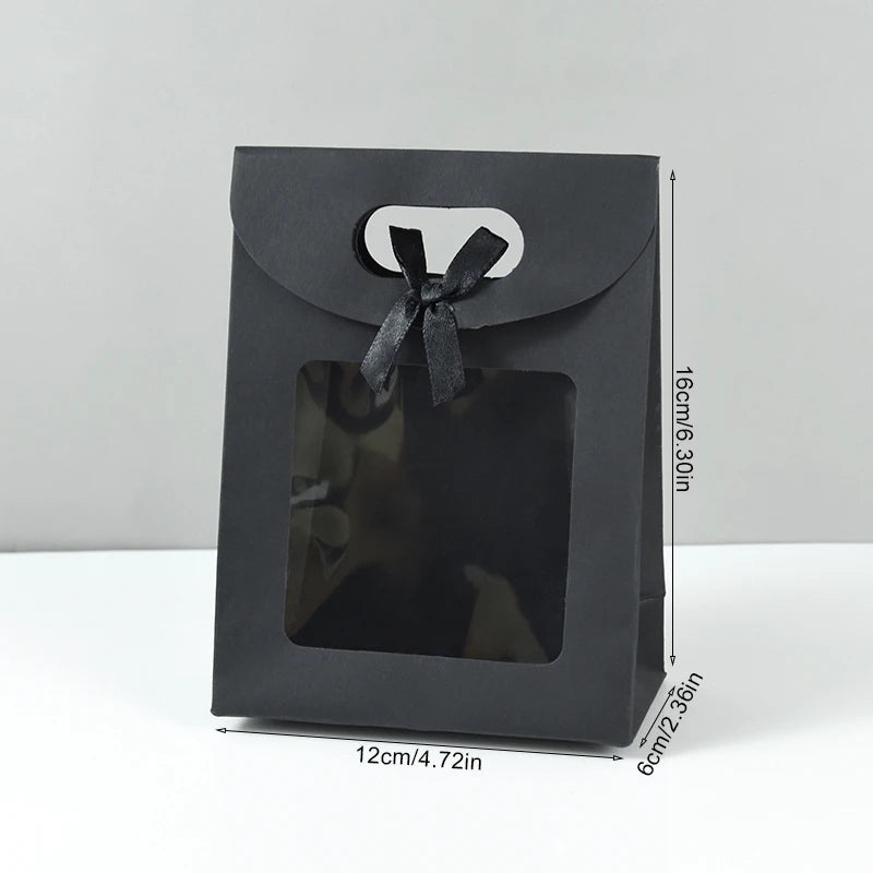 Boîtes Cadeaux avec Fenêtre Transparente – Noir & Blanc