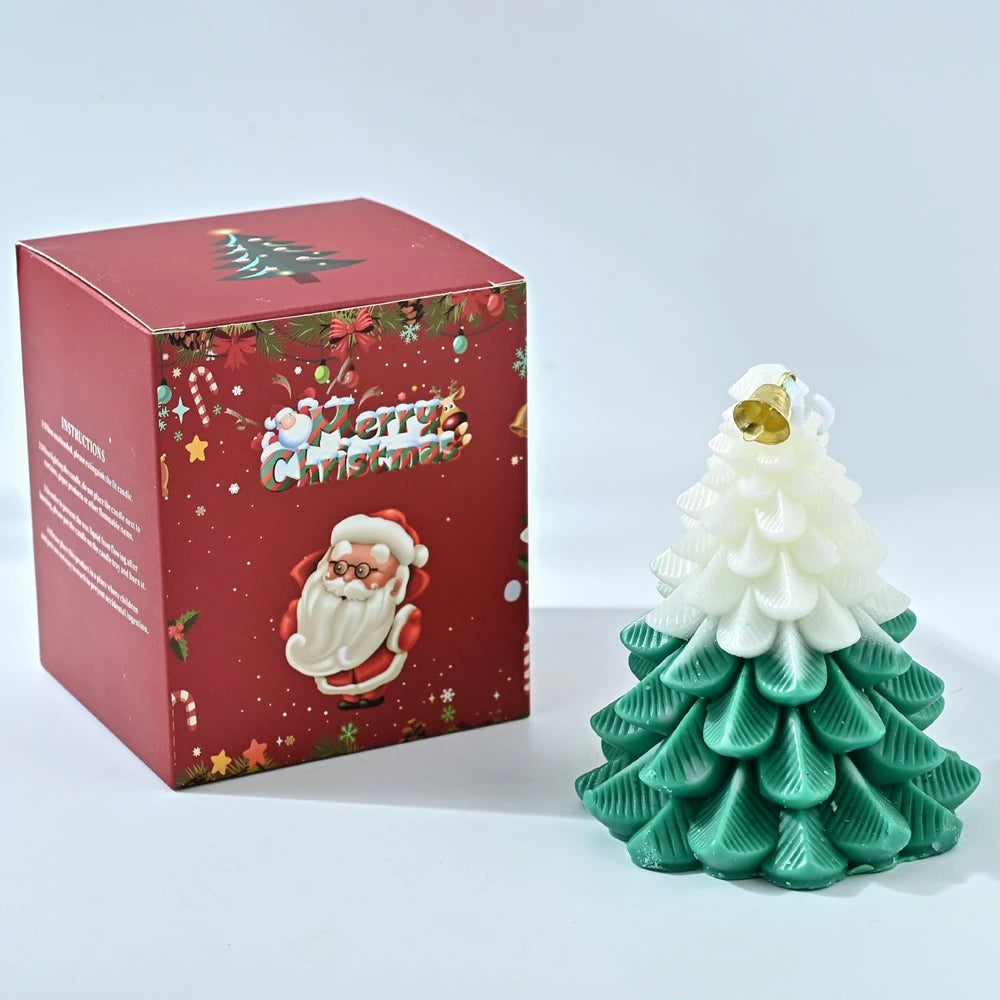 Bougie Parfumée Pain d’Épices – Bougie de Noël Artisanale Café & Lait, Cadeau Décoratif Fait Main